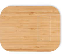 Lunchbox aus Glas mit Bambusdeckel